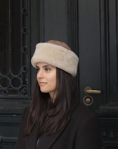 Beck Söndergaard - Dora Shearling Hat - Emperador Brown